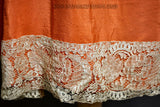 1920s Tea Gown Underdress - Lace Hem Detail