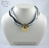 Sarah Coventry "Wind Song" Choker Necklace 1980s 
