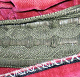 Detail Metallic Hat Band and Stitching