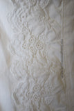 Broderie Anglaise Trim on Victorian Nightgown - Detail
