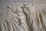 Antique Civil War Era Petticoat - Tear and replaced button