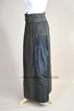 Late 1910s Silk Skirt Side - WWI Armistice Era - Side View