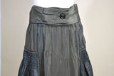 Late 1910s Silk Skirt - Front Waistband Detail 