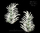 Sarah Coventry Feather Fantasy Vintage Clip Earrings Set 11201