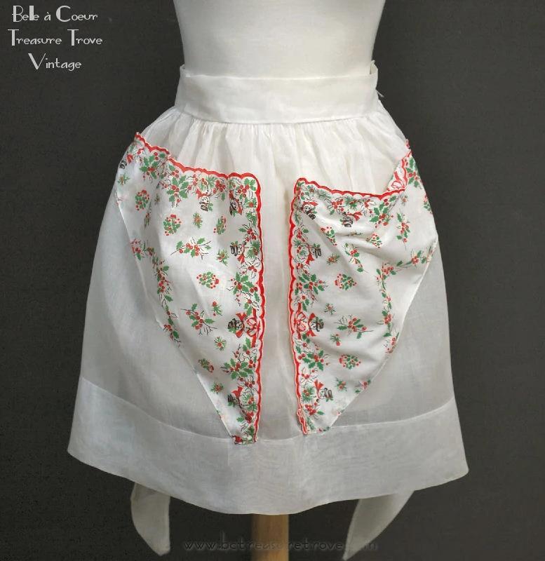 Hanky Panky Apron. Found in an issue (Christmas Ideas) of the