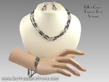 Emmons Black & Silver Parure 11155a