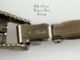 Vintage Squash Blossom Bracelet Signed © Goldette