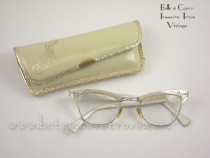 1950s Cat Eye Glasses Vintage American Optical 12k GF11231