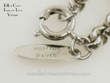 Whiting & Davis Hangtag on Necklace