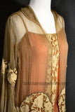 1920s Antique Tea Gown Bodice Detail