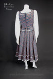 1970s Gunne Sax Vintage Prairie Dress - Back View 12172