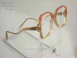 1980s Givenchy XII Apricot Deadstock Eye Glasses Frame 14084