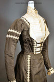 Bodice Detail - Late Victorian Antique Dress