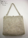 Back of Rocaille Beaded Vintage Purse 50973