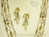 Vintage Alice Caviness Jewelry Necklace and Earrings - Detail