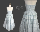 Back Detail - 1950s Vintage Prom Dress 70608