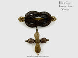 Antique hair jewelry