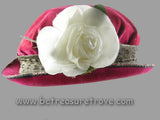 Example of millinery rose to decorate