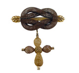 Antique Hairwork Brooch