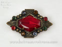 Art Deco Czech Brooch - Vintage Brooch