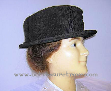 Crape Covered Mourning Hat - 1920 – Belle à Coeur Treasure Trove