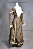 Late Victorian 1890s Silk Antique Dress