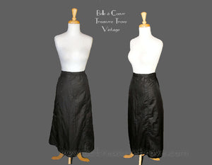 Antique Black Silk Skirt - For Study or Pattern