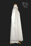 Original Victorian Mid-19th Century Civil War Era Nightgown - Side
