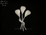 Calla Lily Sterling Brooch Reis Co.