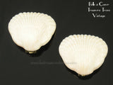 Dauplaise Earrings Scallop Sea Shells 