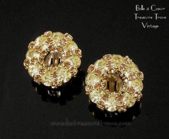 Jonquil & Topaz Vintage Warner Earrings FEATURED 14210
