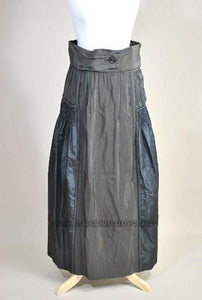 Late 1910s Silk Skirt Side - WWI Armistice Era