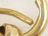 Napier Charm Bracelet Signed Detail 