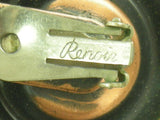 Renoir Vintage Copper Doorknocker Earrings - Signed Renoir 