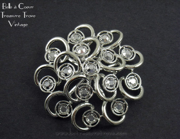 Sarah Coventry Celestial Ice Brooch 11037