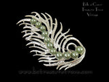 Sarah Coventry Feather Fantasy Vintage Brooch 11201