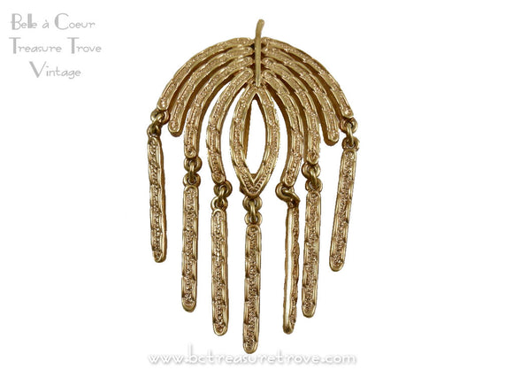 Sarah Coventry Sunburst Convertible Pendant Brooch 60902