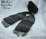 Very Large Antique Miser's Purse / Dancer's Purse with Cut Steel Beads 70268