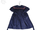 Vintage Little Girls Sailor Dress - Back 80171