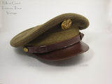 World War II Olive Drab Enlisted Service Cap 